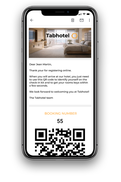Online check-in hotel